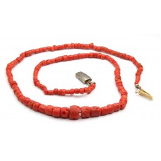 vechi colier coral natural.argint. atelier italian. cca 1950